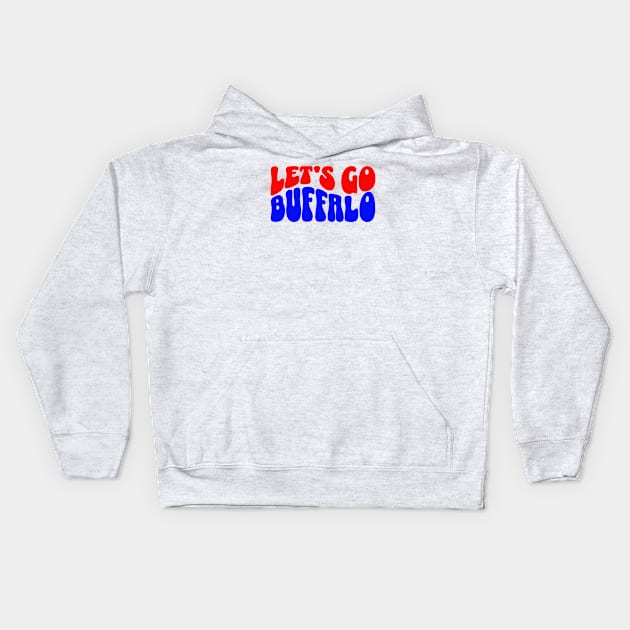 Let's Go Buffalo Kids Hoodie by LizardIsland